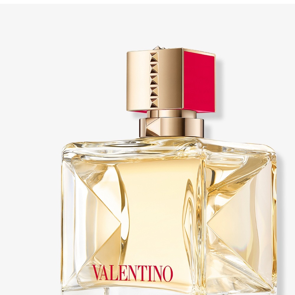 Valentino Fragrance with Gold and Red Details